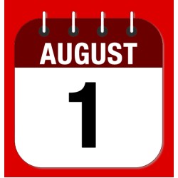 August 01.