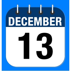 December 13.