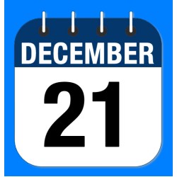 December 21.