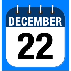 December 22.