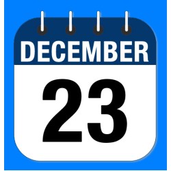 December 23.