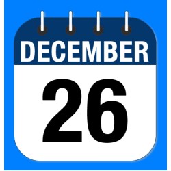 December 26.