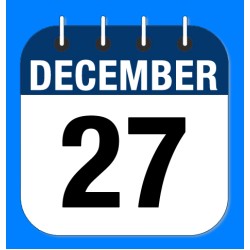 December 27.