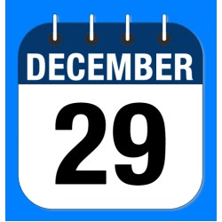 December 29.