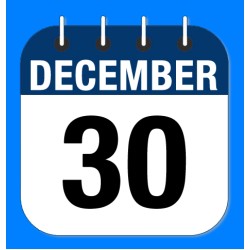 December 30.