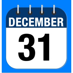 December 31.