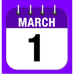March 01.