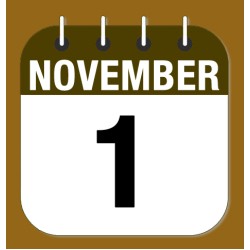 November 01.