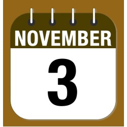 November 03.