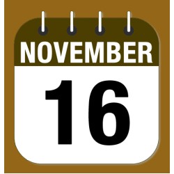 November 16.