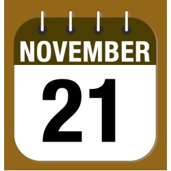November 21.