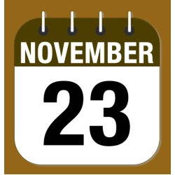 November 23.