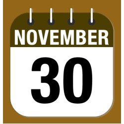 November 30.