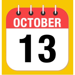 October 13.