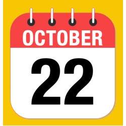 October 22.