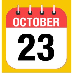 October 23.
