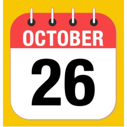 October 26.