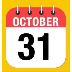 October 31.